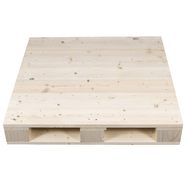 Pallet a 4 vie -  Frontale piallato