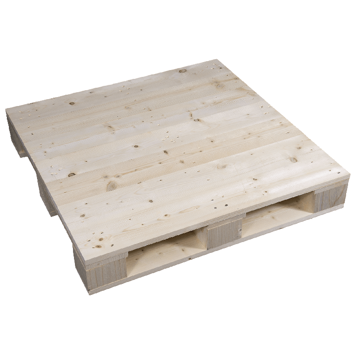 Vierweg Holzpalette pallet - Linke Seite gehobelt