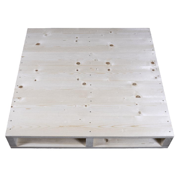 Frontale alto piallato - Pallet in legno a 2 vie