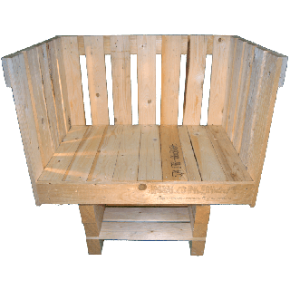 Pallet divano - Frontale