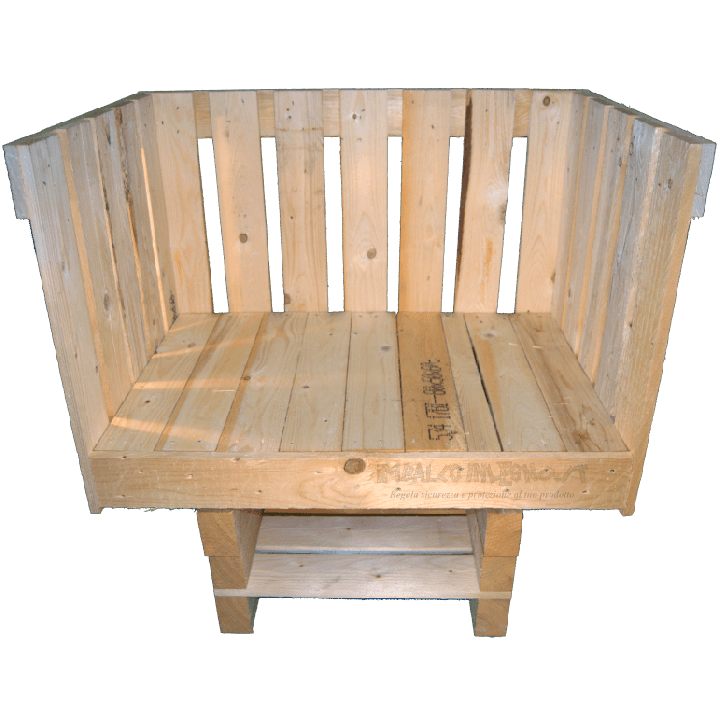 Pallet divano - Frontale