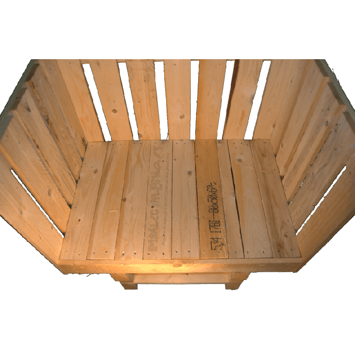 Pallet divano - Frontale vicino alto