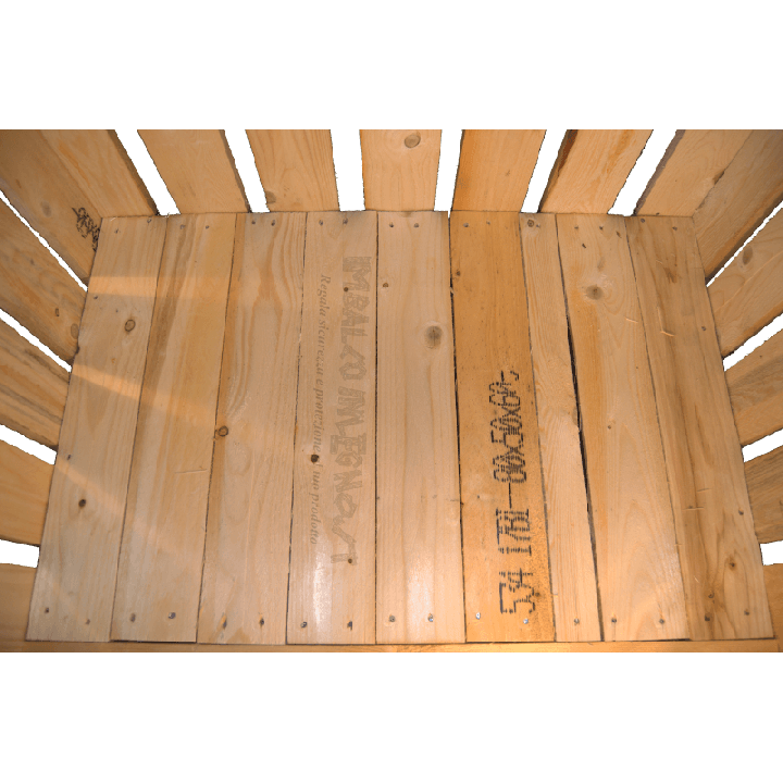 Pallet divano - Frontale molto vicino