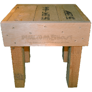 Pallet sedia - Frontale