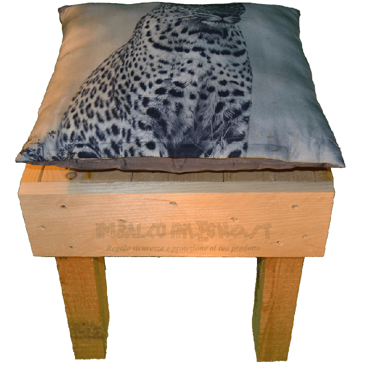 Pallet sedia - Frontale alto con cuscino