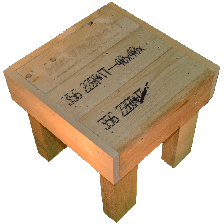 Pallet sedia - Laterale destro alto