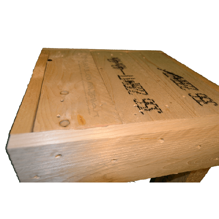 Pallet sedia - Da vicino dettagli