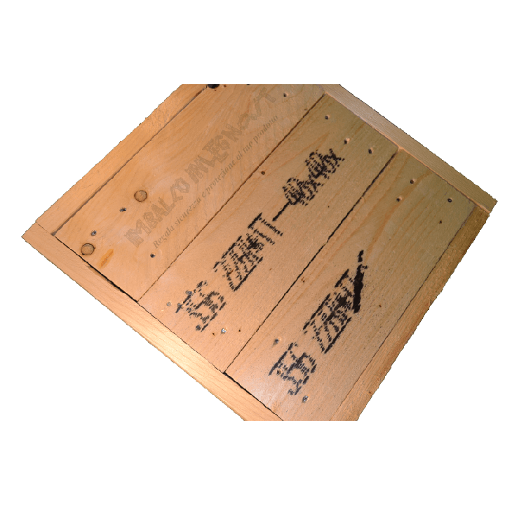 Pallet sedia - Da sopra dettagli