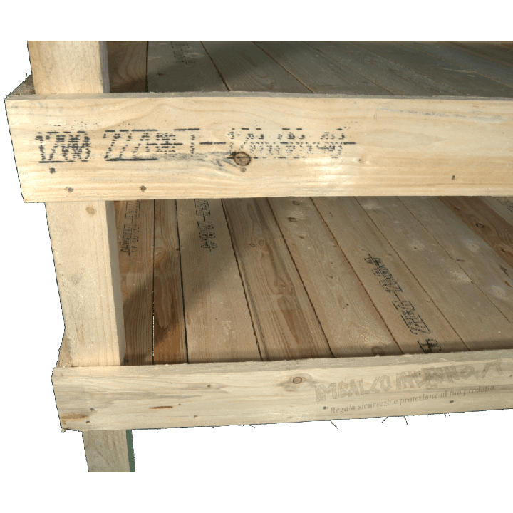 Pallet Kitchen Garden - Composition left side shelves two
