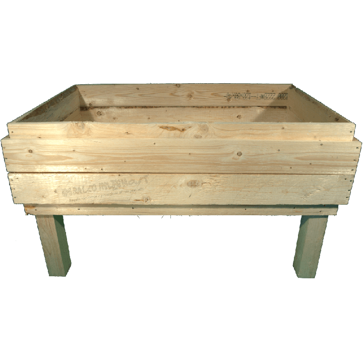Pallet Orto - Frontale alto con due sponde (totale altezza interna 29cm)