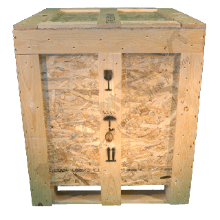 Wooden Osb Box - Front