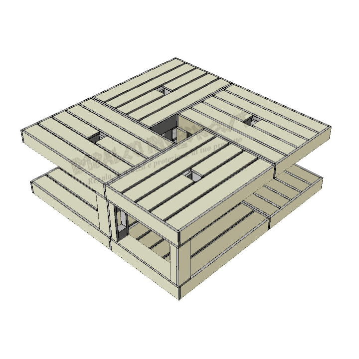 Modular Pallet Quadrato W-MP-QUADRATO