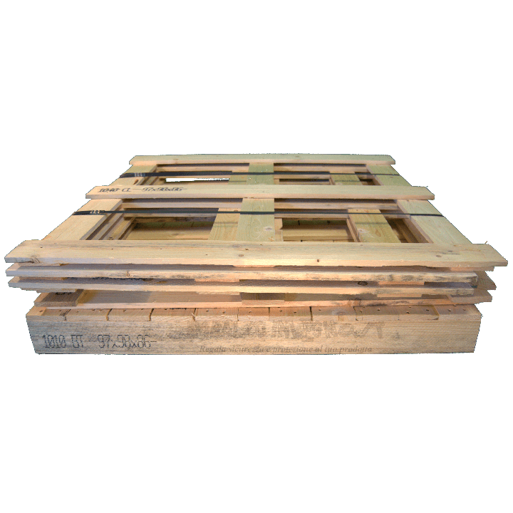 Gabbia in legno - Frontale