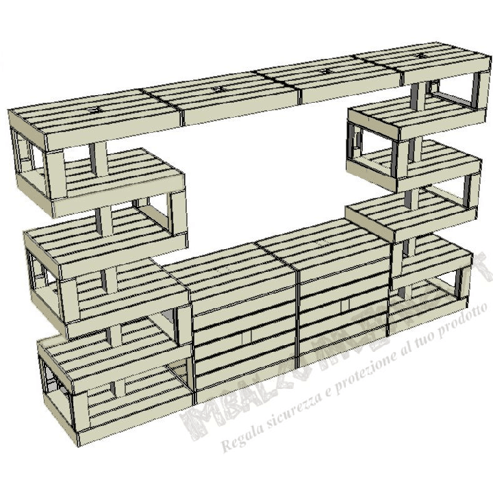 Modular Pallet Bancone W-MP-BANCONE