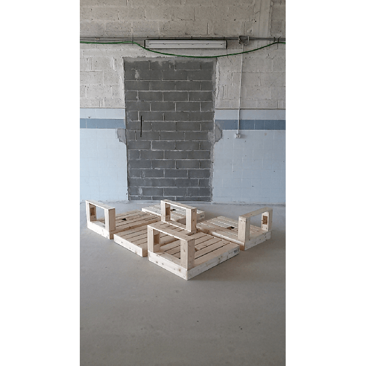 Modular Pallet montage SINGOLO