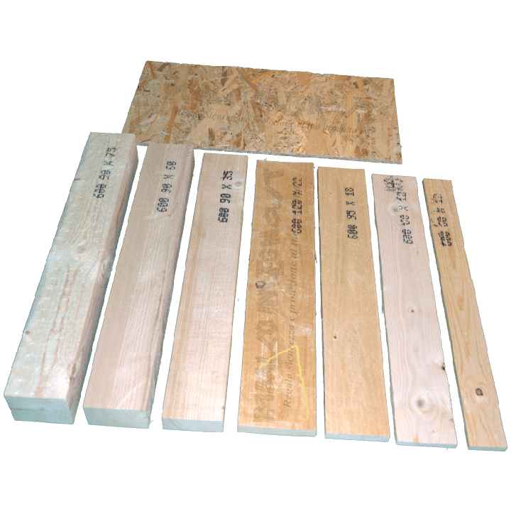 OSB3 sheets tickness 9mm - Comparison with other measures