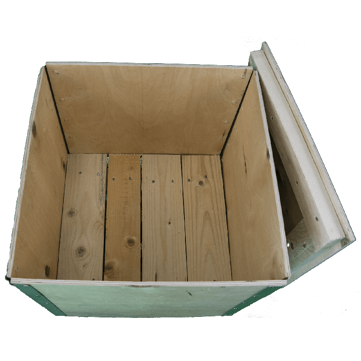 Boite en bois contre-plaqué pliante