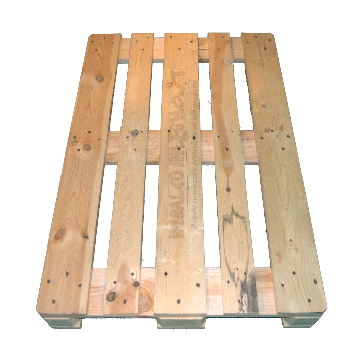 Pallet 120x80 Epal nuovo - Laterale corto
