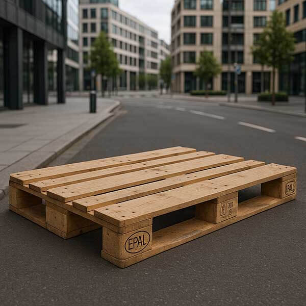 Pallet EPAL in ambiente urbano: street art o arredo esterno