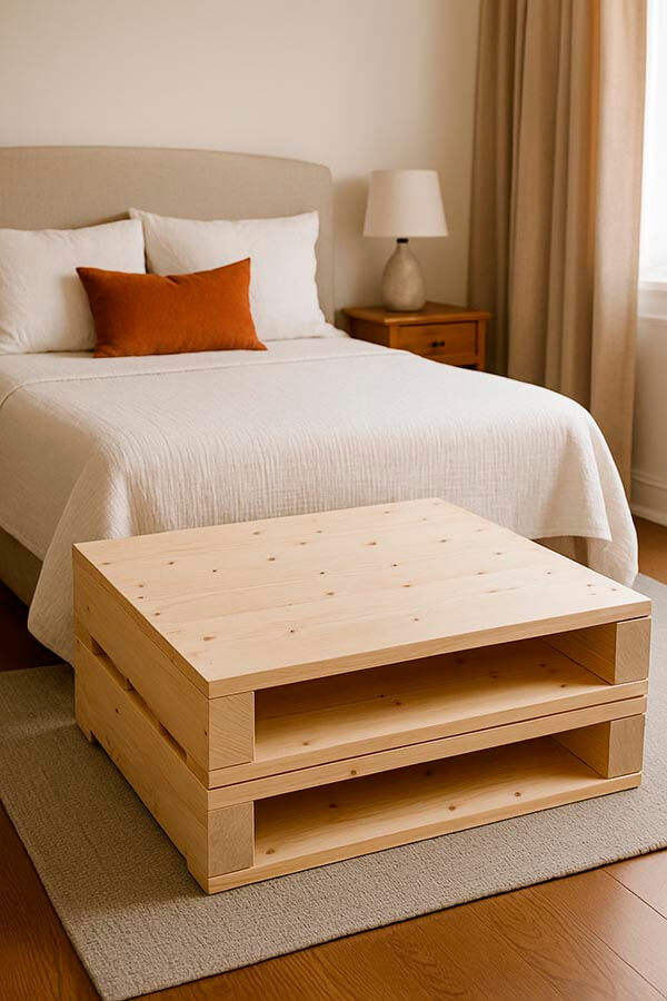 pallet a 2 vie giardino IA