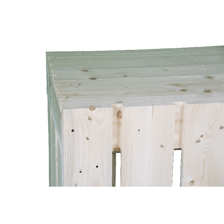 Palete balcão Detalhe do banco