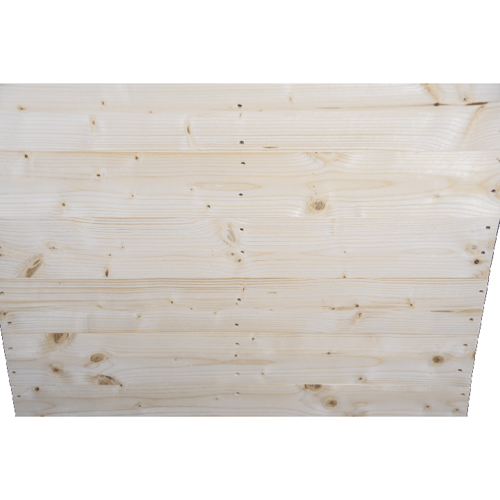 Two Way Light wooden pallet - Planed front with no gap between standing boards 2