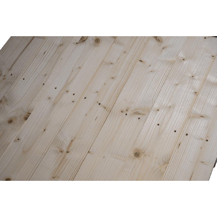 Palet de madera a 2 vías ligero - Frente cepillado sin espacio entre tablas de esquina 2