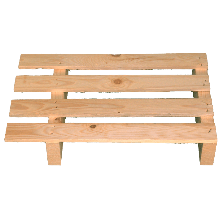 Two Way Light wooden pallet - Pallet for use with transpallet