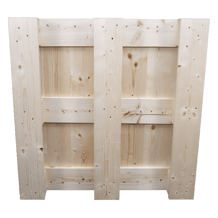 Palet de madera a 4 vías - Parte inferior del palet