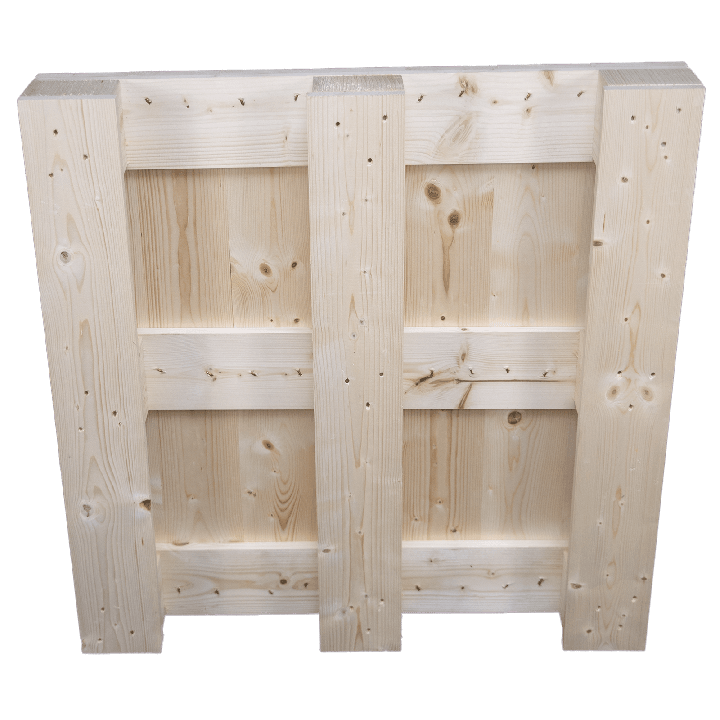 Pallet in legno a 4 vie - Lato sottostante del pallet 2