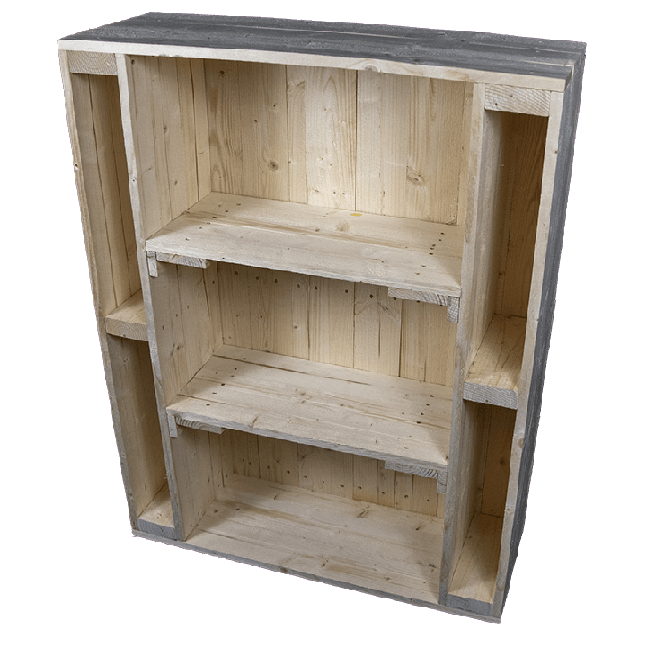 Pallet Libreria lato destro non piallato