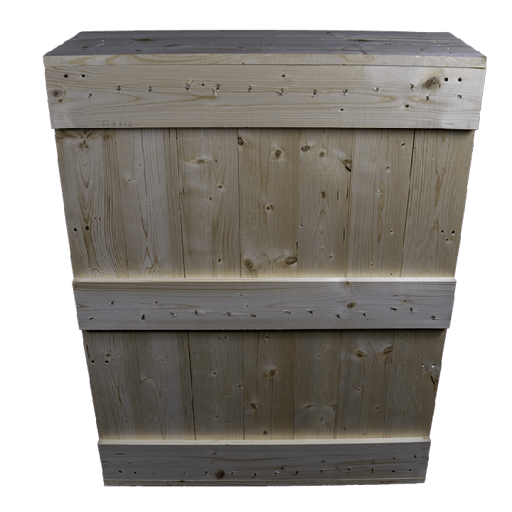 Dolly bookshelf pallet