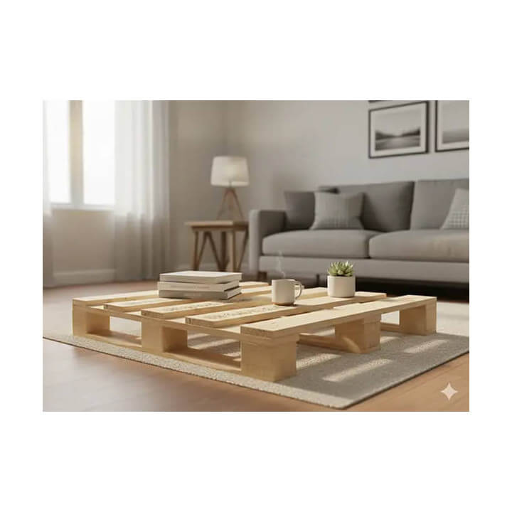 4-Wege-Palette in einem Wohnzimmer