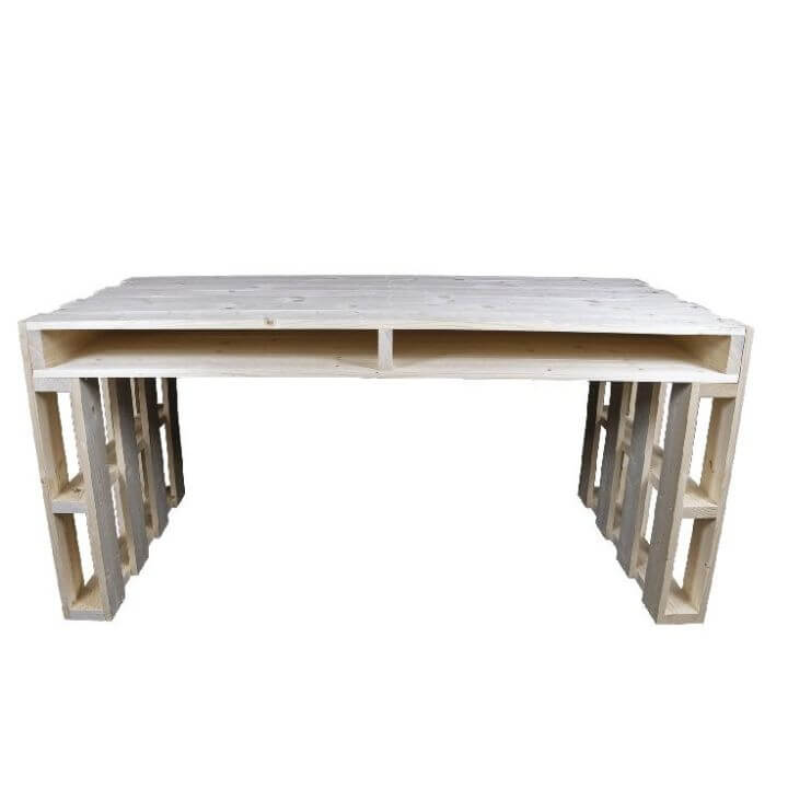 Pallet scrivania 160x80x75h OUTLET