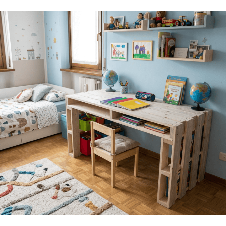 Pallet scrivania 160x80x75h OUTLET