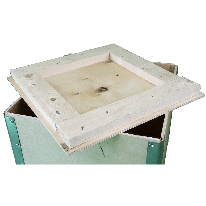 Wooden Plywood Foldable box - cover
