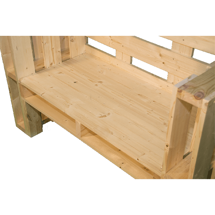 Pallet panchina - Seduta da vicino v2